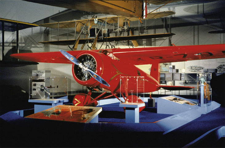 Amelia Earhart’s Red Lockheed Vega 