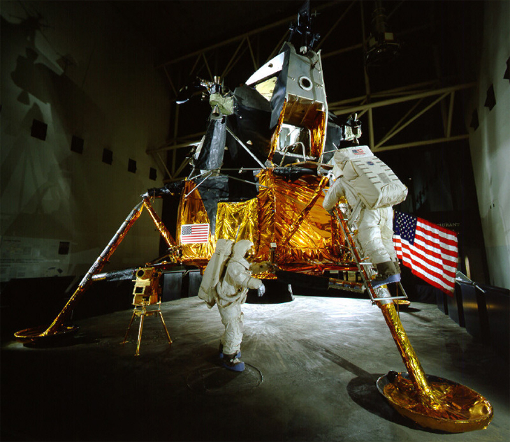 Apollo Lunar Module on display at the Smithsonian National Air and Space Museum